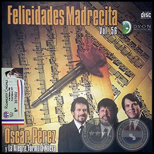 FELICIDADES MADRECITA - Volumen 56 - OSCAR PÉREZ con LA ALEGRE FÓRMULA NUEVA